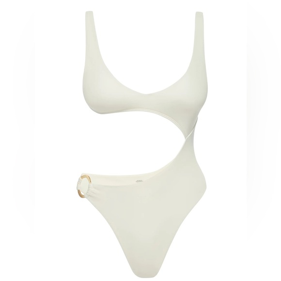 MONDAY SWIMWEAR ST. BARTH'S ONE PIECE - IVORY SIZE P - Picture 1 of 9